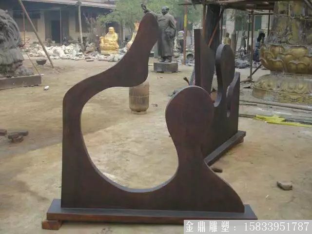 抽象铜雕塑 (6)